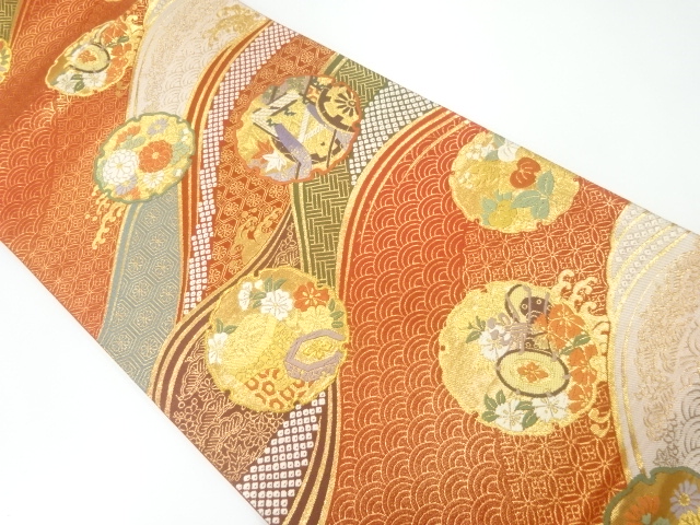 Japanese Kimono / Fukuro Obi Silk